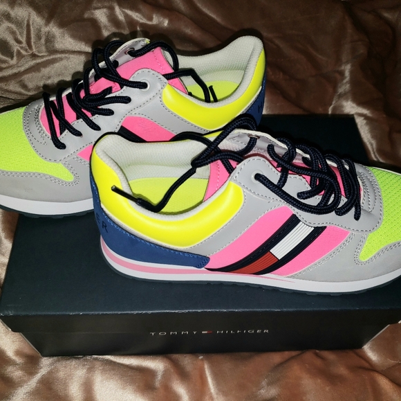 multicolor tommy hilfiger shoes